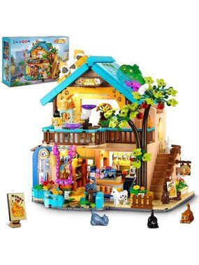 City Pet Shop Building Set with Lights - Fun for Kids & Adults, Ages 8